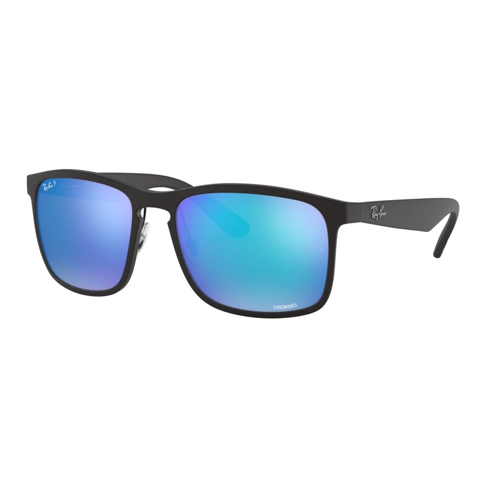 Ray-Ban Sunglasses RB4264 601SA1 Matte Black Blue Flash Polarized Chromance - Image 8