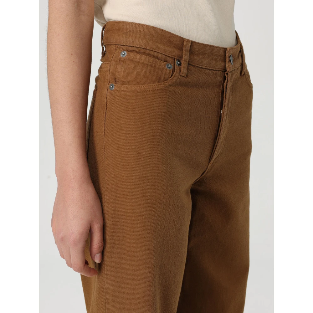 A.p.c. Slim Fit Elisabeth Denim Jeans Brown Dames