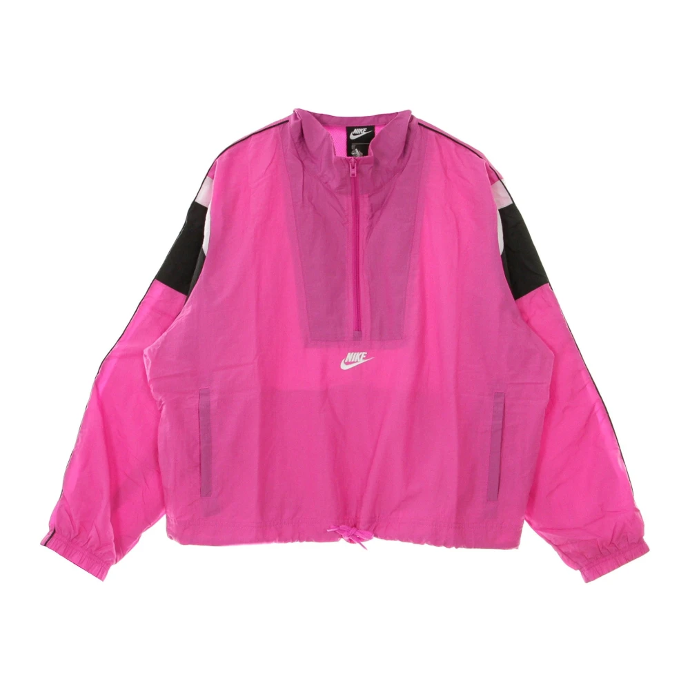 Nike Heritage Jacket Short Windbreaker Pink Dames