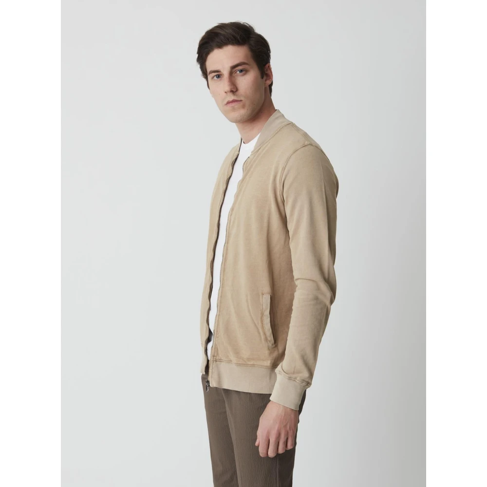 Alpha Studio Heren Jersey Shirt Beige Heren