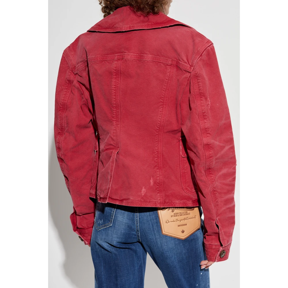 Dsquared2 Denim jas Red Dames