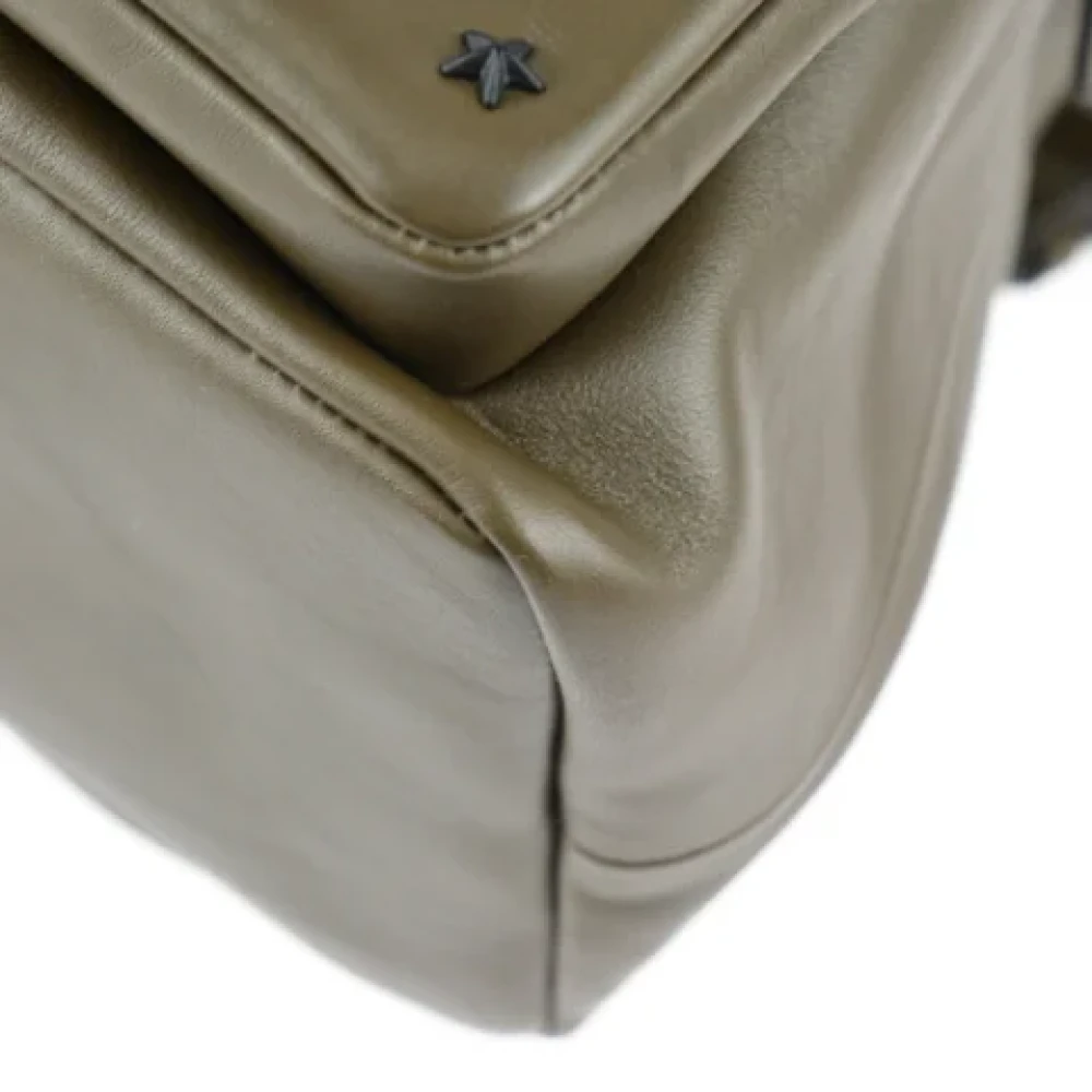 Jimmy Choo Pre-owned Leather backpacks Black Dames