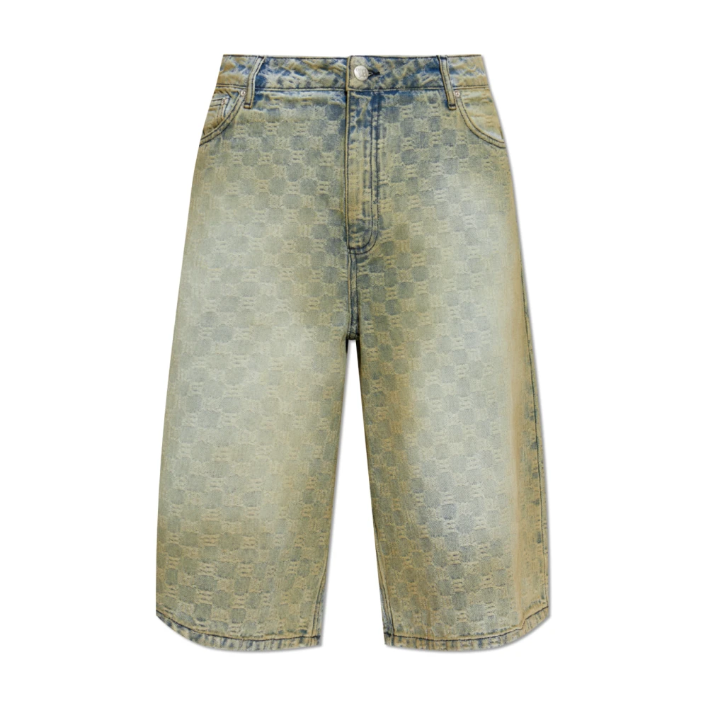 Misbhv Herr Blå Shorts W30, Denim, Denimshorts Med Vintageeffekt