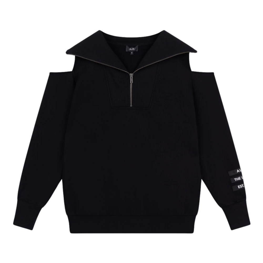 Alix The Label Zwarte Trui met Stijl 2412887953 Black Dames