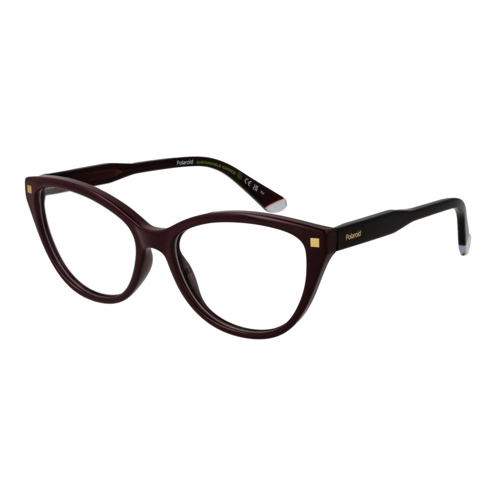 Polaroid Women's Burgundy Cat Eye Optical Frames