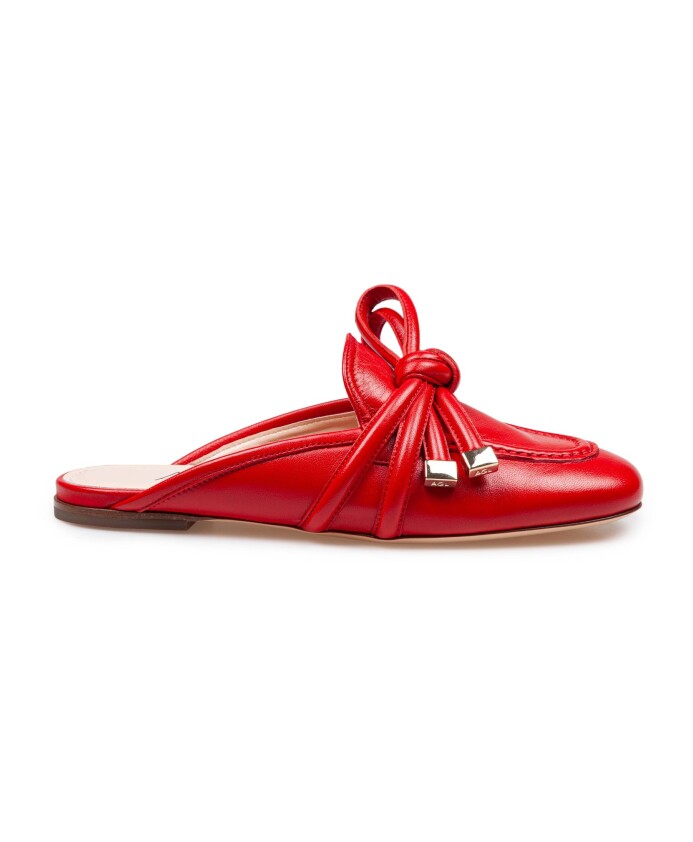 red-leather-ribbon-mules