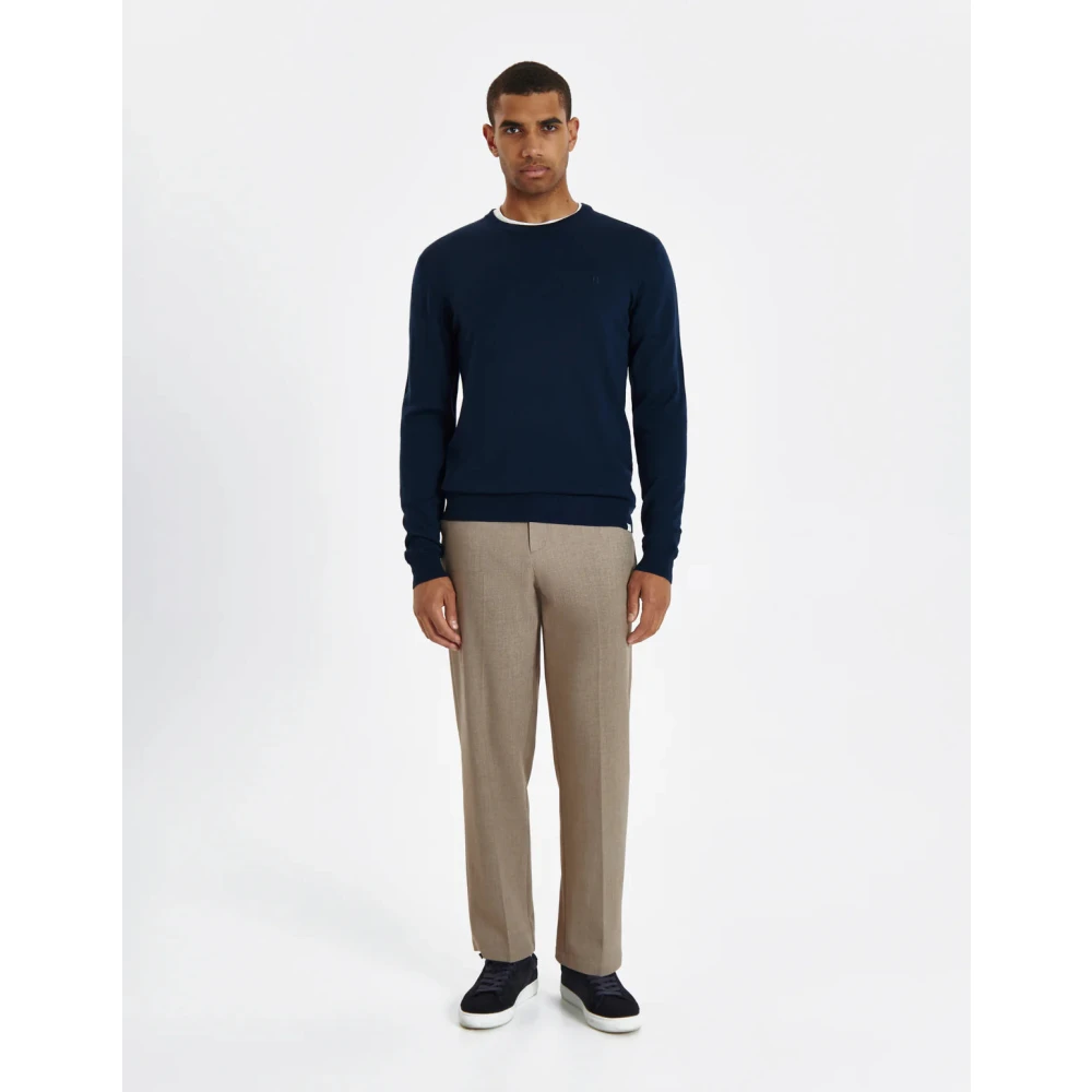 Les Deux Greyson Merino Trui Donkerblauw Blue Dames