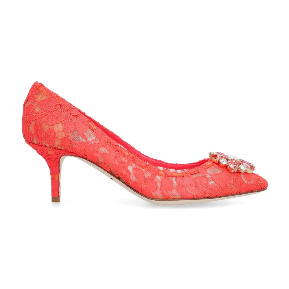 Dolce & Gabbana Damen Rot Schuhe, 39 Eugröße: