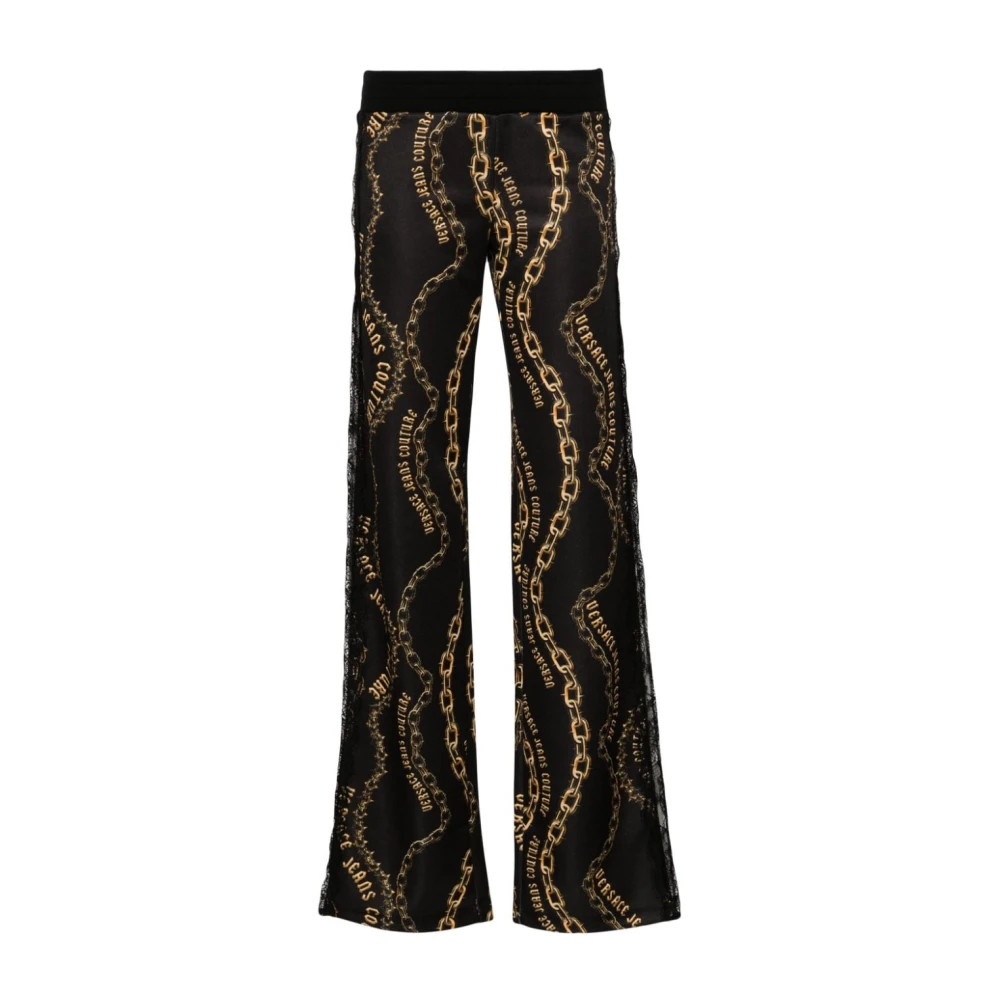 Versace Jeans Couture Zwarte Broek Stijlvol ***cv Black Dames