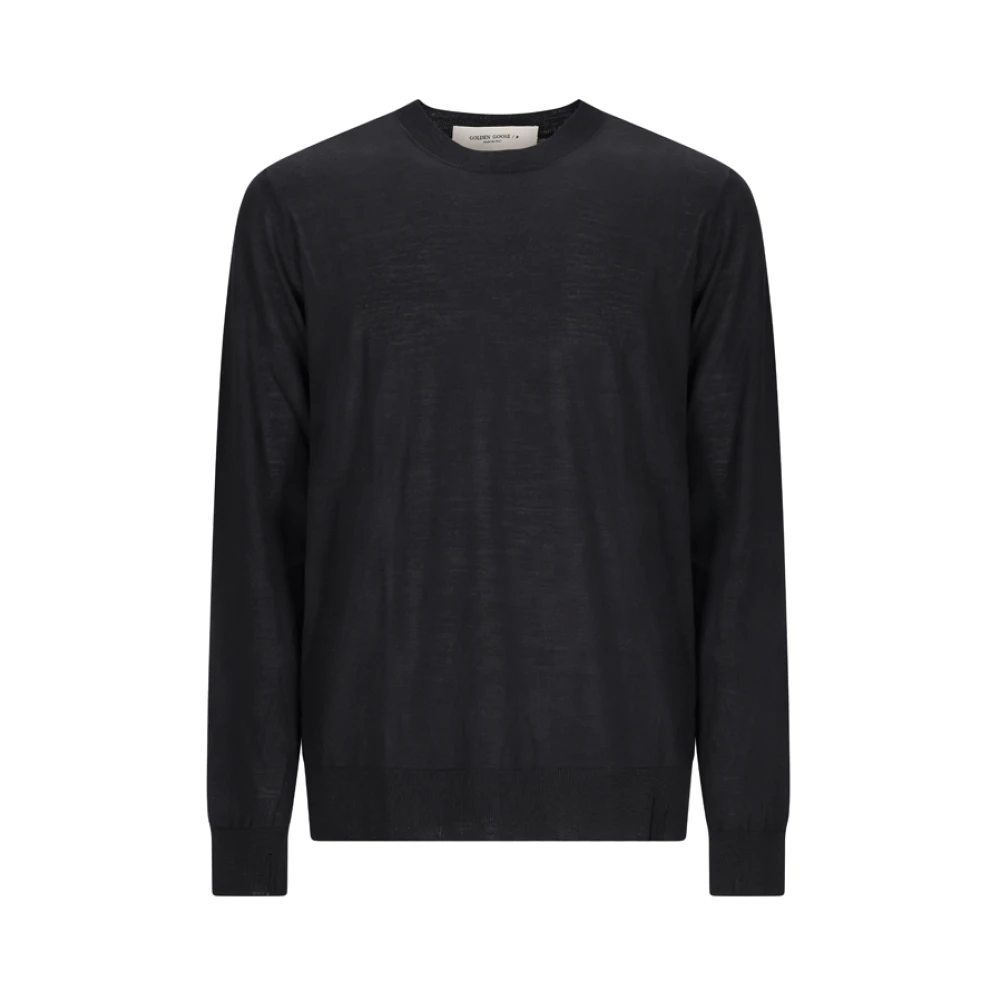 Golden Goose Men's Light Wool Merino Knit Crew Neck