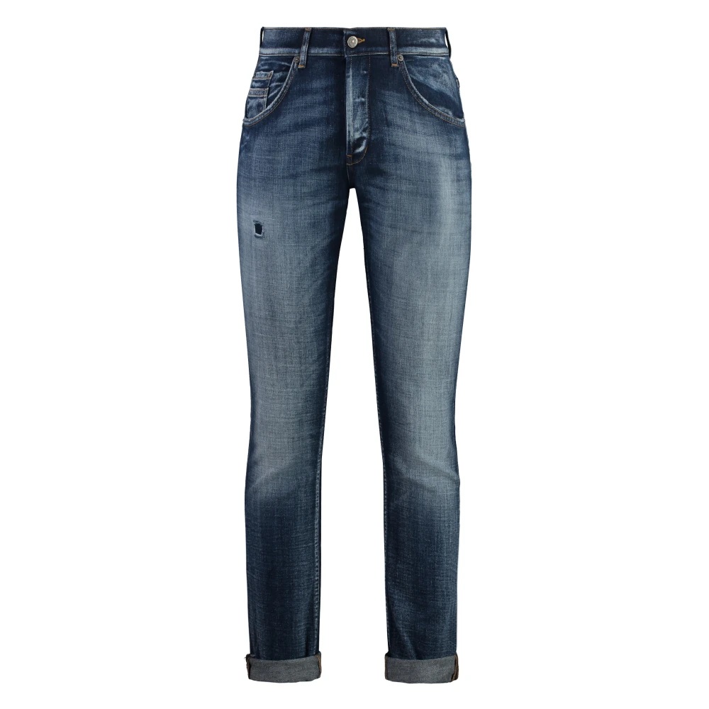 Dondup Skinny Jeans met Metalen Details Blue Heren