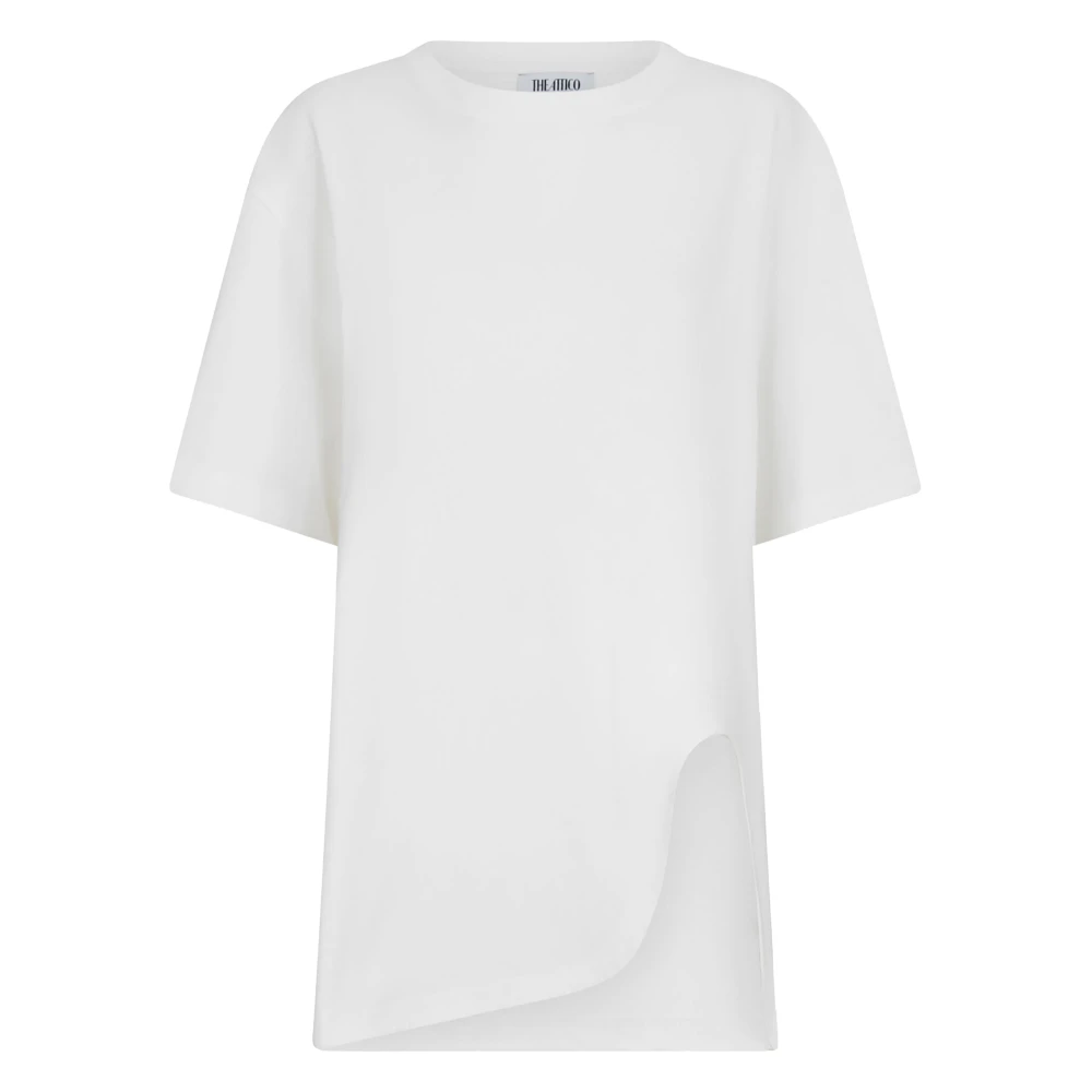 The Attico Witte T-Shirt 001 Klassieke Stijl White Dames