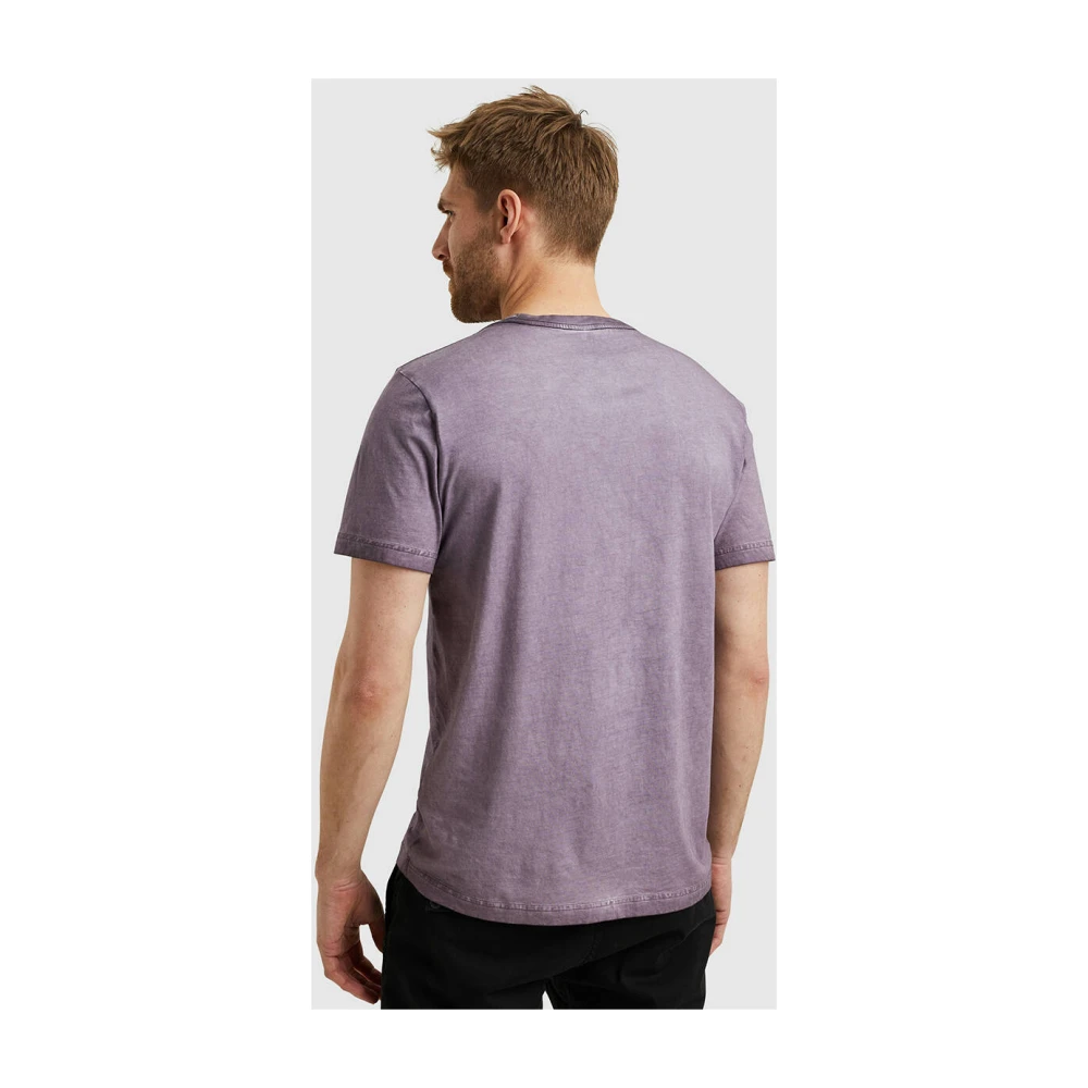 PME Legend Korte Mouw R-hals Jersey T-shirt Purple Heren