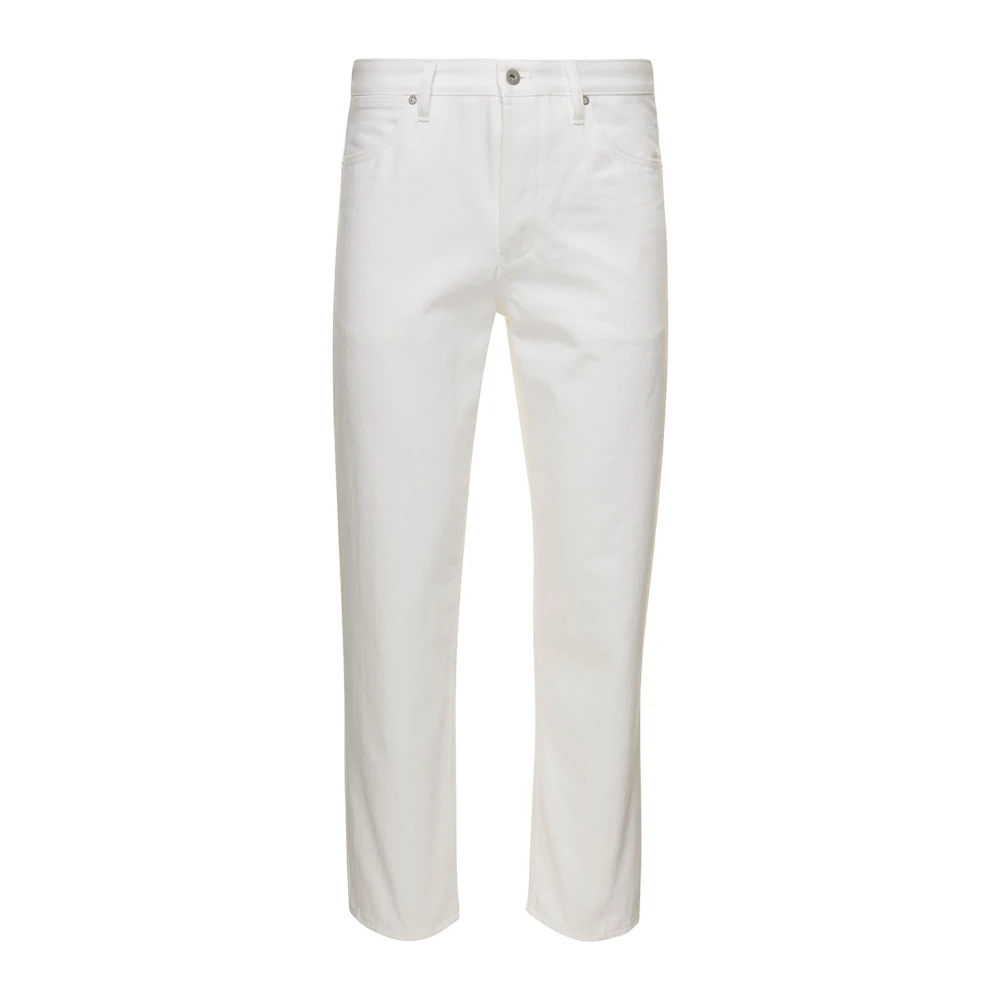 Premium Hvide Straight Jeans til Mænd