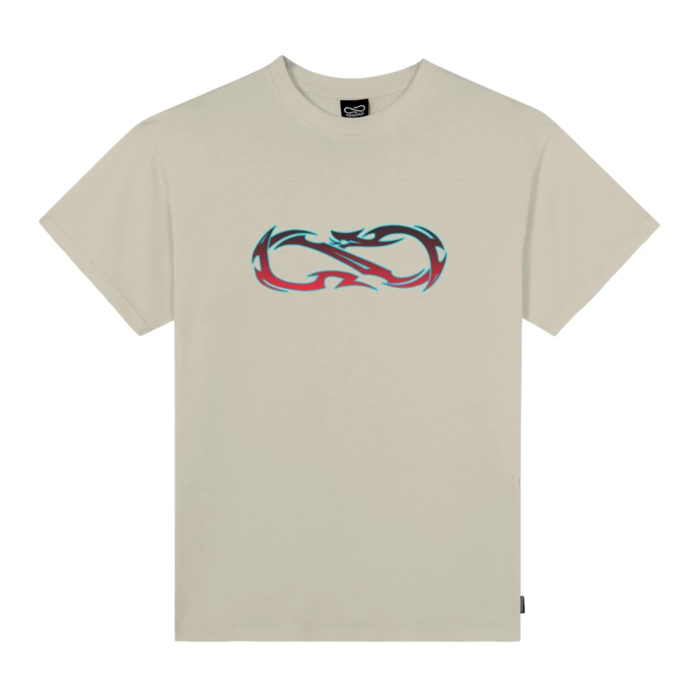 Propaganda Katoen Logo Tee Beige Heren