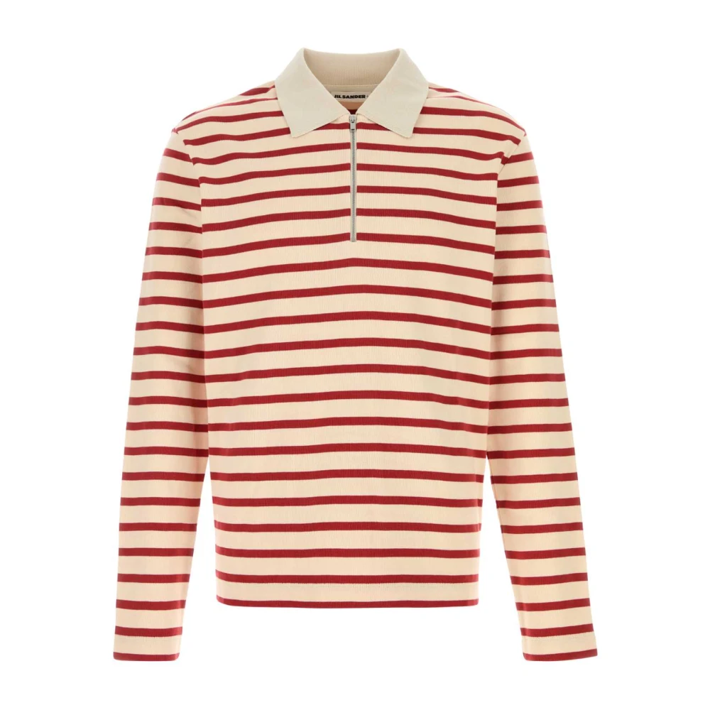 Jil Sander Men's Multicolor Polo 106 Ls - Polo Shirts - Xl - Tops
