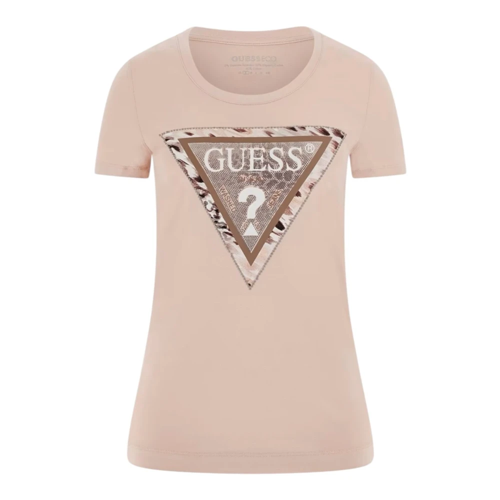 Guess - Tops > T-Shirts - Pink - Guess - Modalova