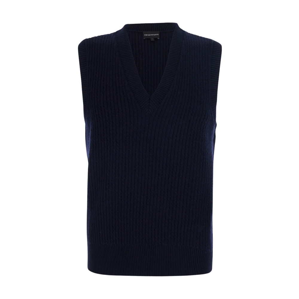 Emporio Armani Uomo Blu Maglie, M, New,