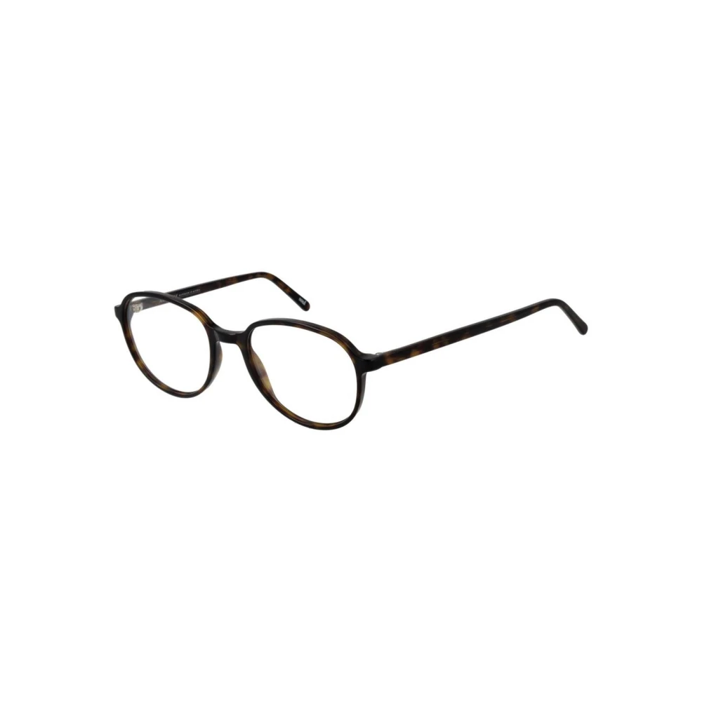 Andy Wolf Unisex Brown Full-Rim Panto Optical Frames