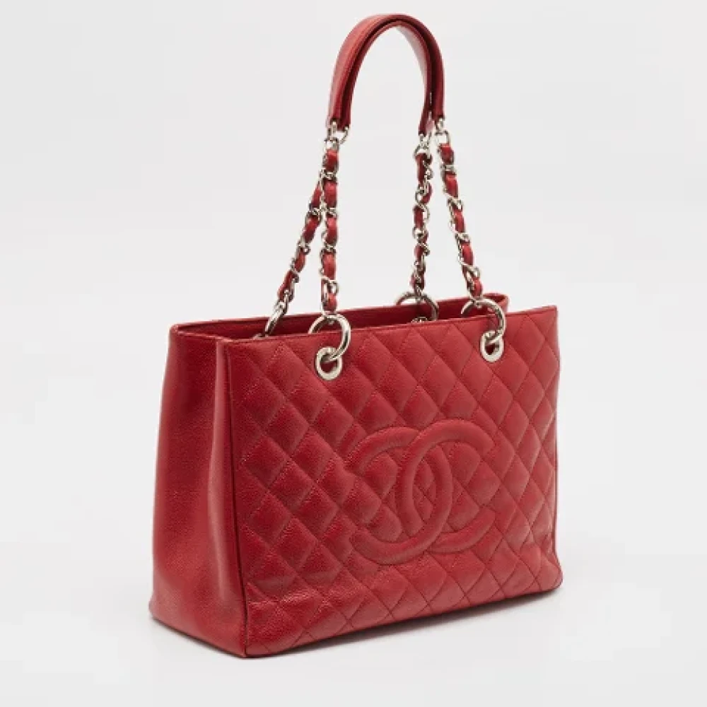 Chanel Vintage Pre-owned Leather chanel-bags Red Dames
