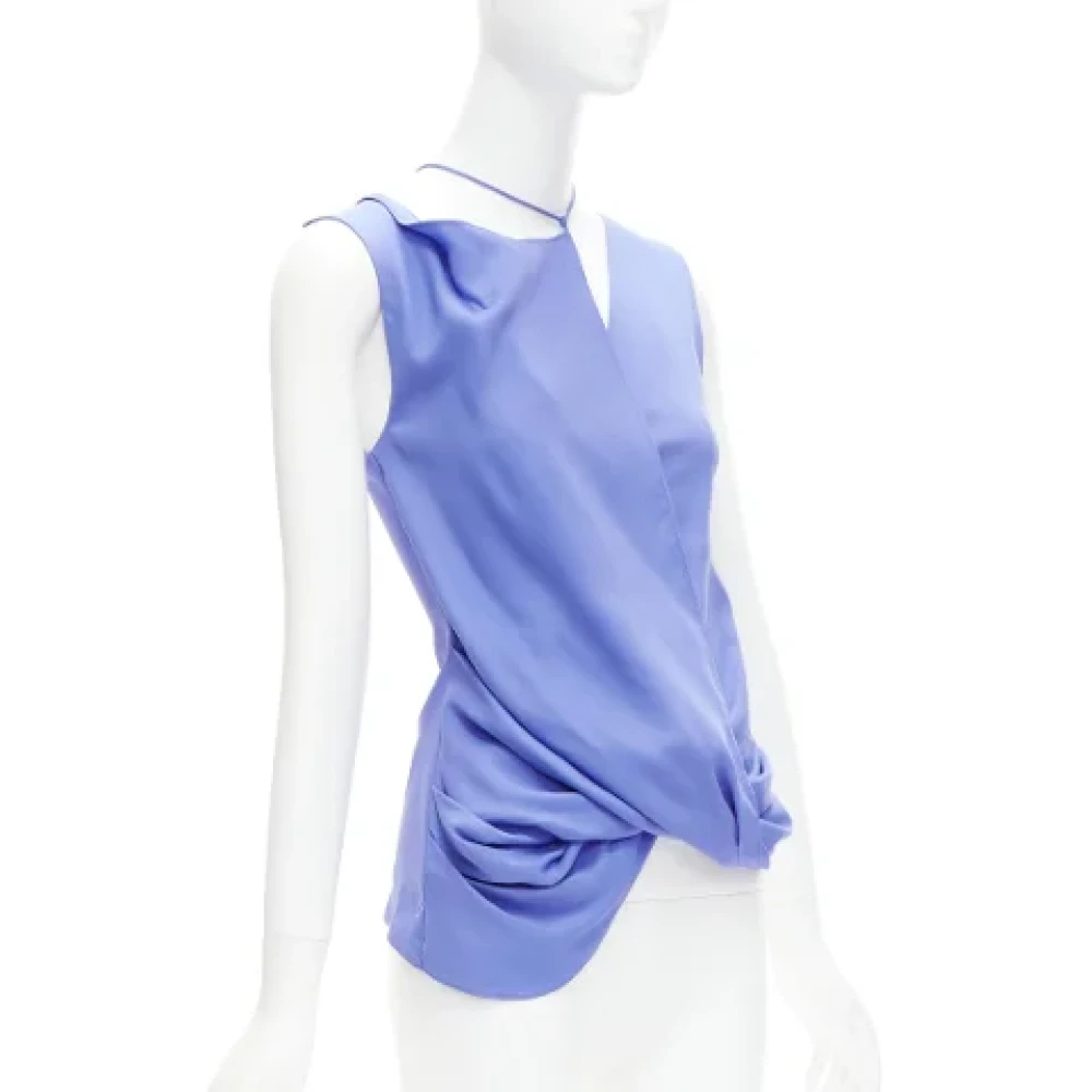 Jacquemus Pre-owned Fabric tops Blue Dames