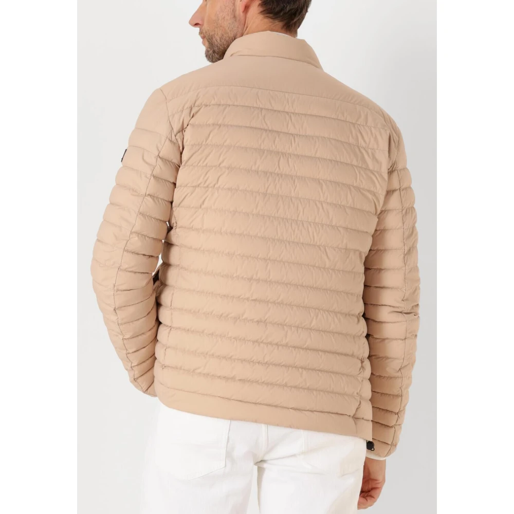 Peuterey Stijlvolle gewatteerde jas voor heren Beige Heren