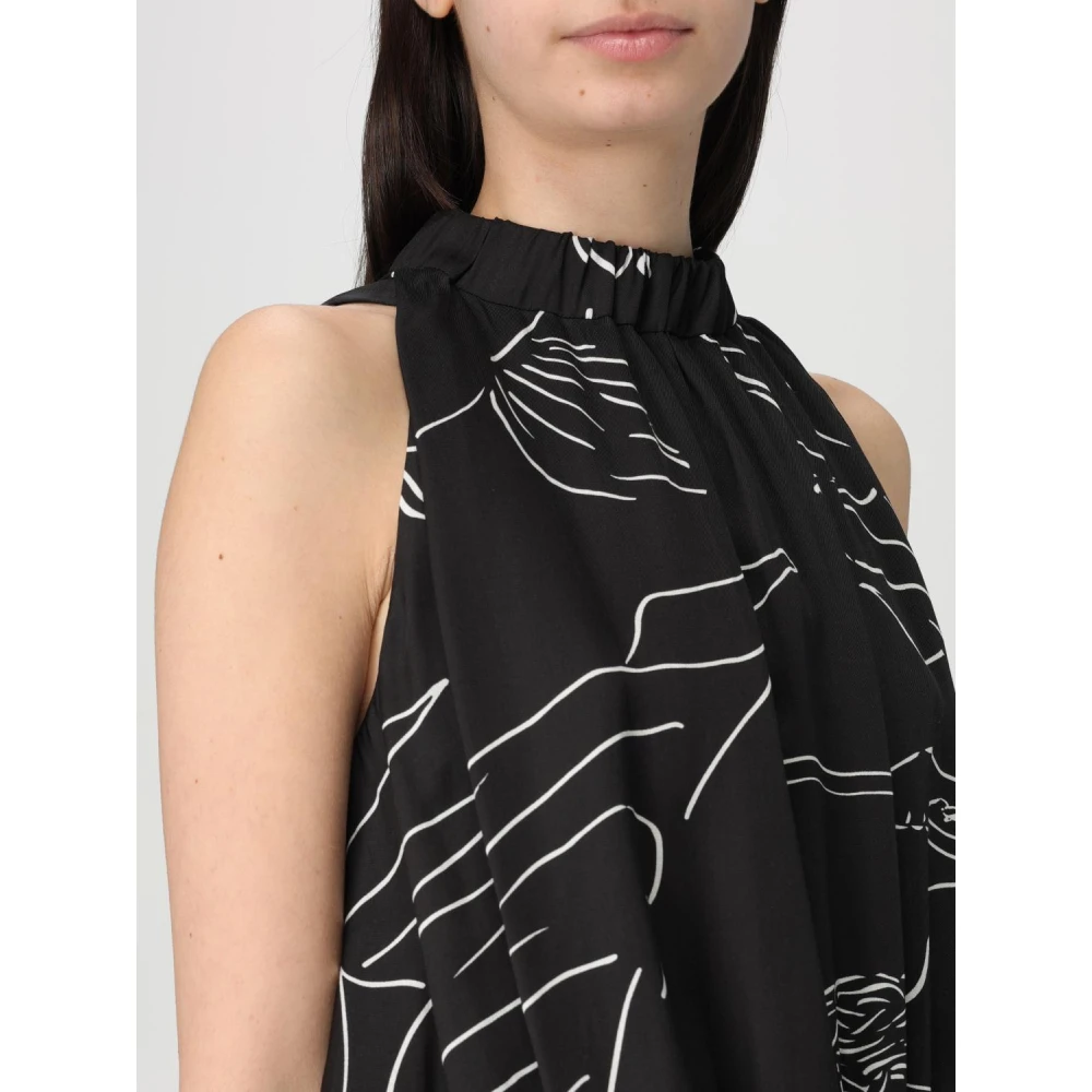 Liviana Conti Stijlvolle Top met Unieke Stijl Black Dames