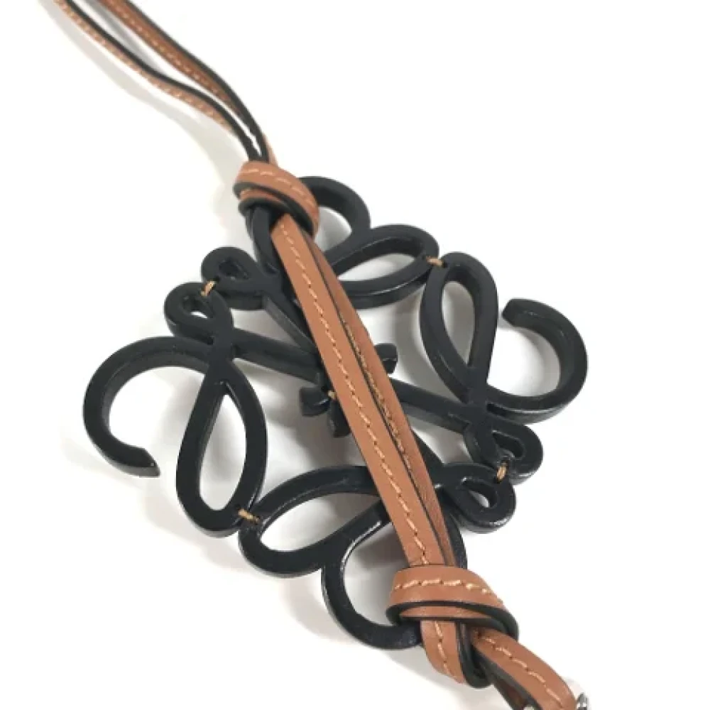 Loewe Pre-owned Leather key-holders Black Dames