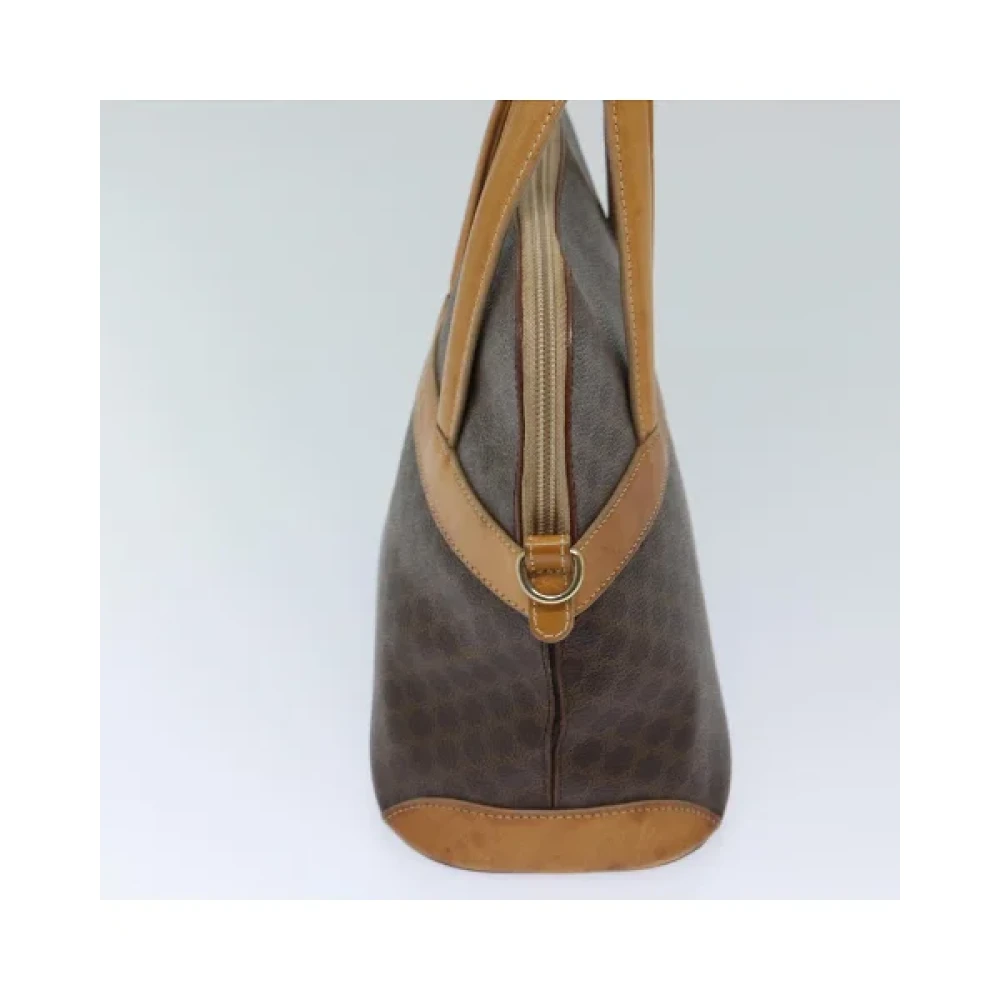Celine Vintage Pre-owned Fabric handbags Brown Dames