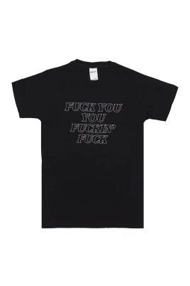 Svart Herr Crew Neck T-shirt