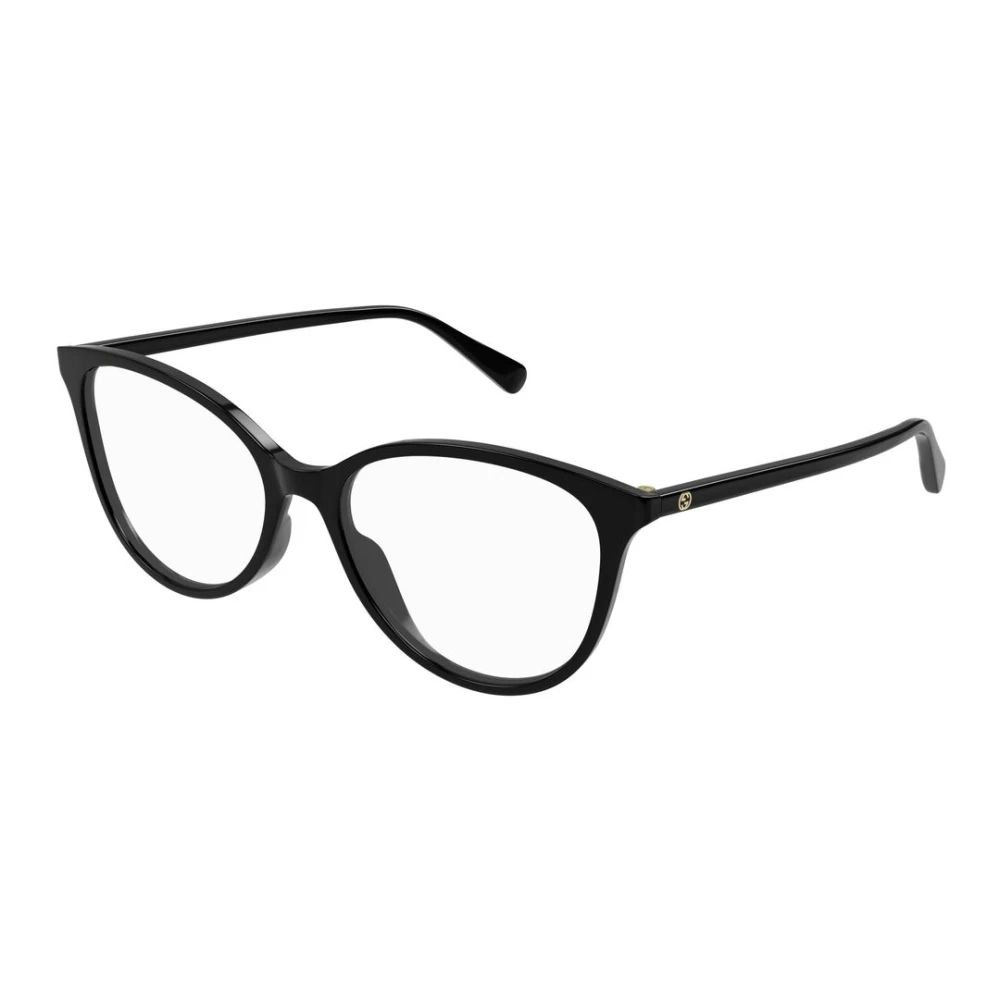 Gucci Black Glasses, Unisex, 54 Mm, Cat Eye Optical Frame