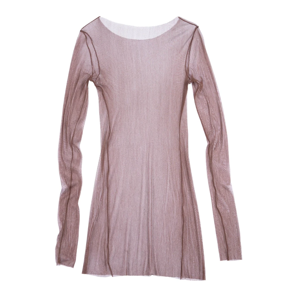 Cortana Red Long Sleeve T-Shirts, Female, Xs, Cisne Tulle Top