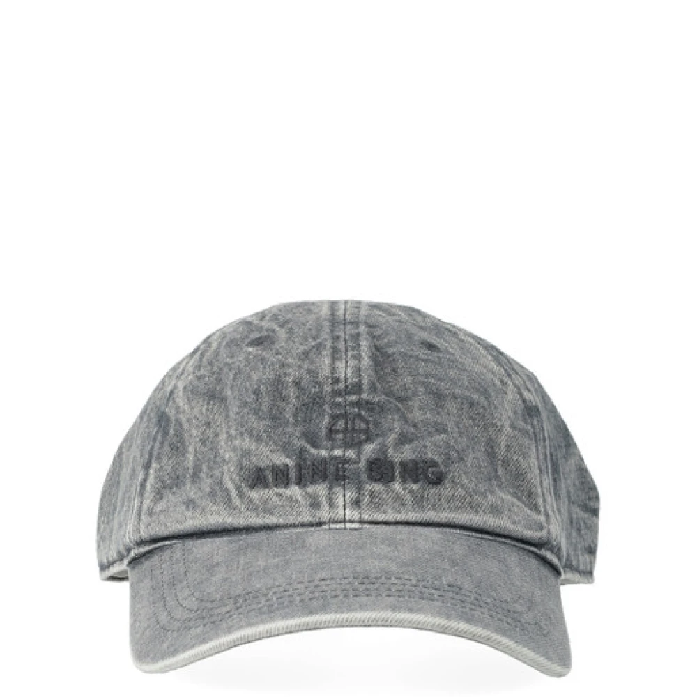 Anine Bing Gray Hats & Caps, Female, One Size, Jeremy Baseball Cap