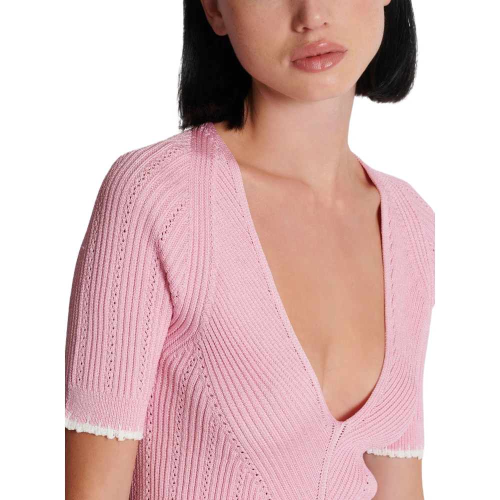 Balmain Gebreide top Pink Dames