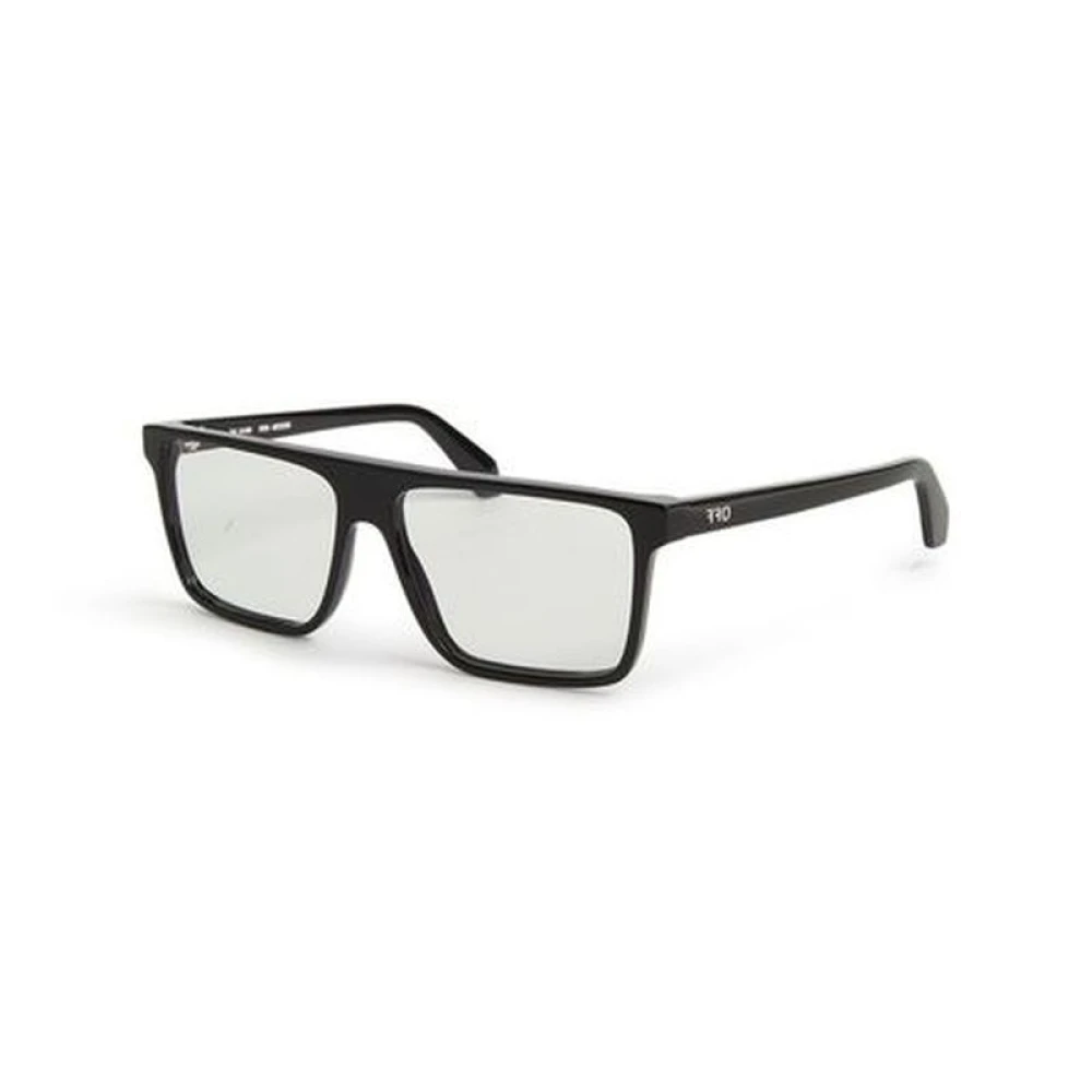 Off-White Optical Style 36 bril met rechthoekig montuur Zwart