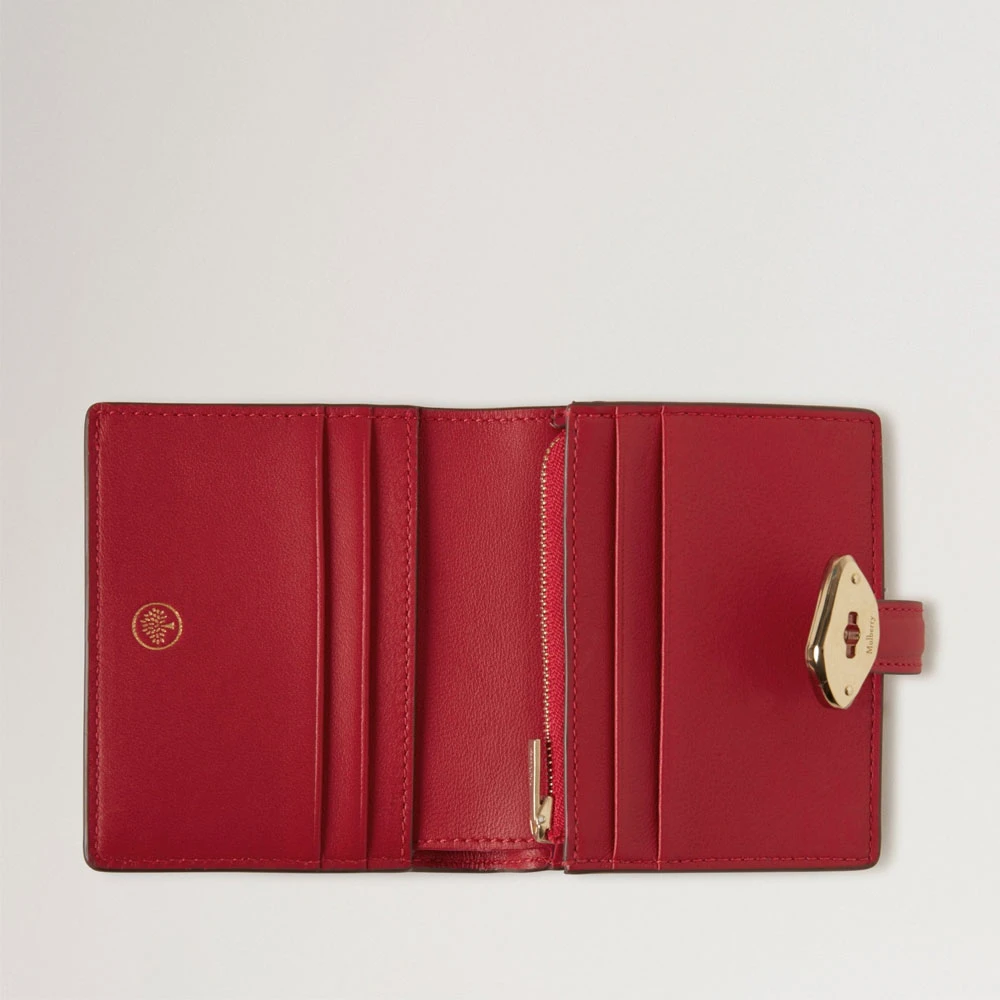 Mulberry Compacte portemonnee in Scarlet Red Dames