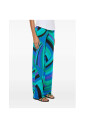 green-elasticated-waistband-straight-leg-pants