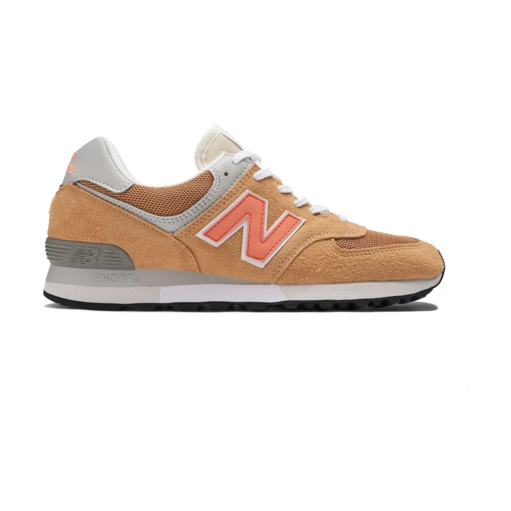 New Balance Men's Brown Sneakers, 10 Uk, Latte Trainers Logo Rubber Sole