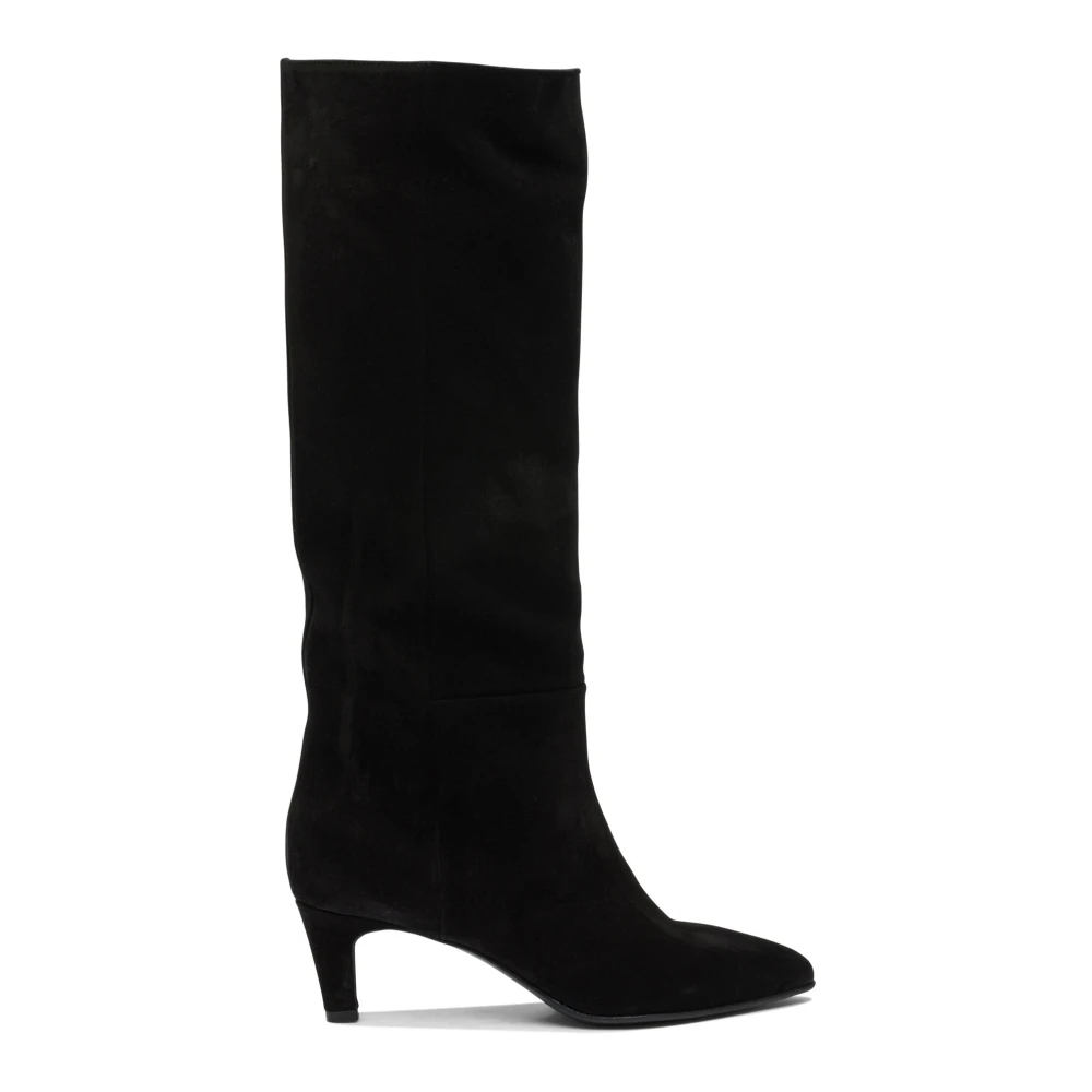 Strategia Women's Black Velour Ankle Boot