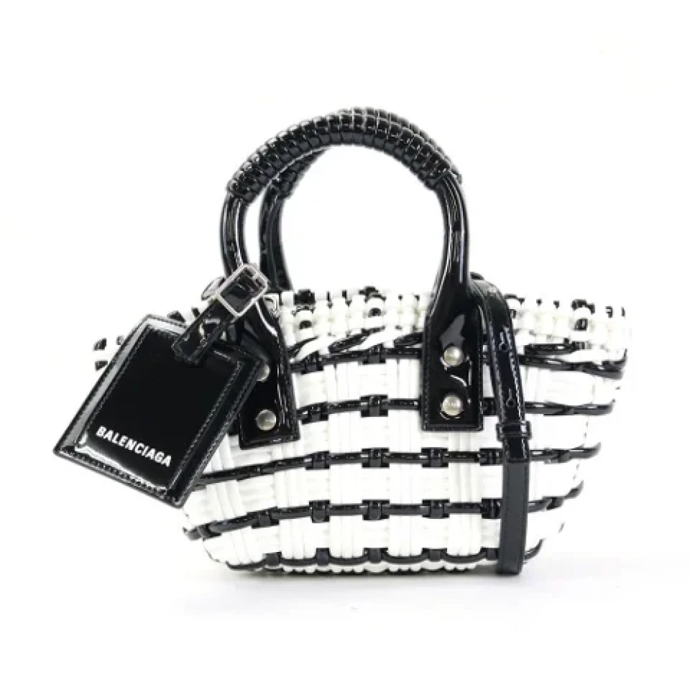 Balenciaga Vintage Pre-owned Polyester handbags Black Dames
