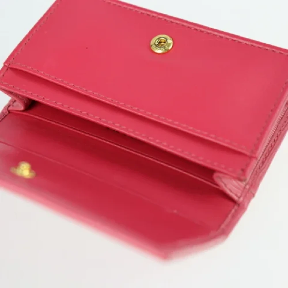 Prada Vintage Pre-owned Leather wallets Pink Dames
