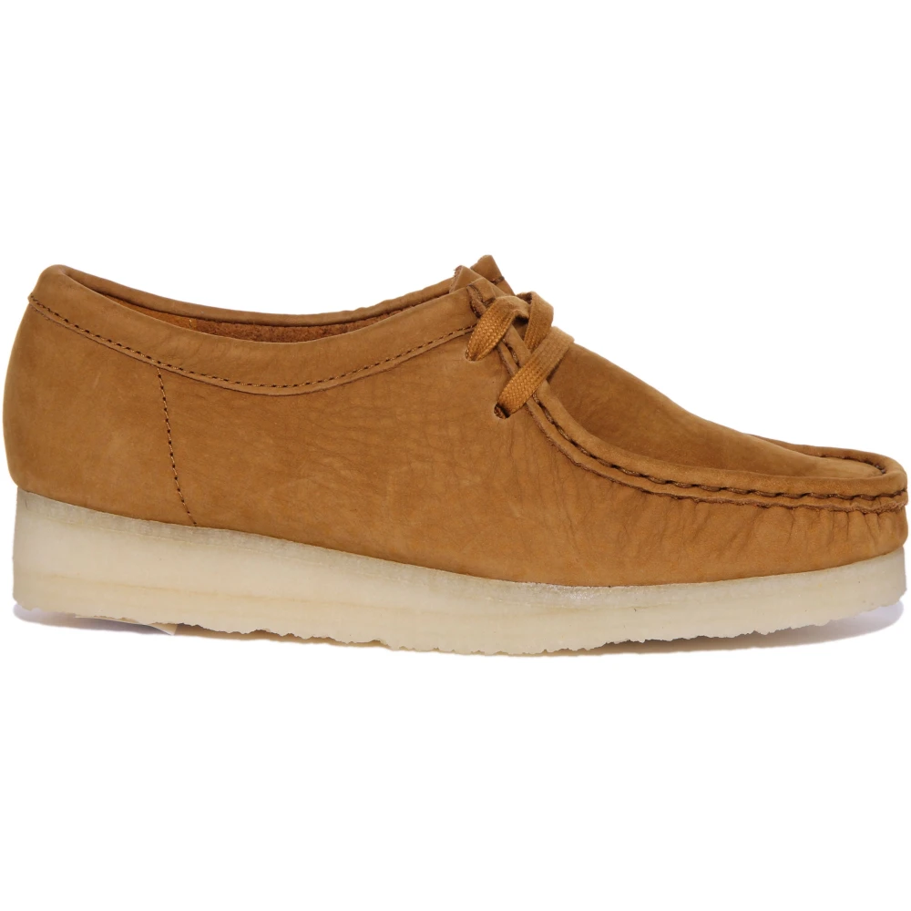 Clarks Women's Beige Laced Shoes,, Wallabee Lace-Up Shoes Size 6 Uk
