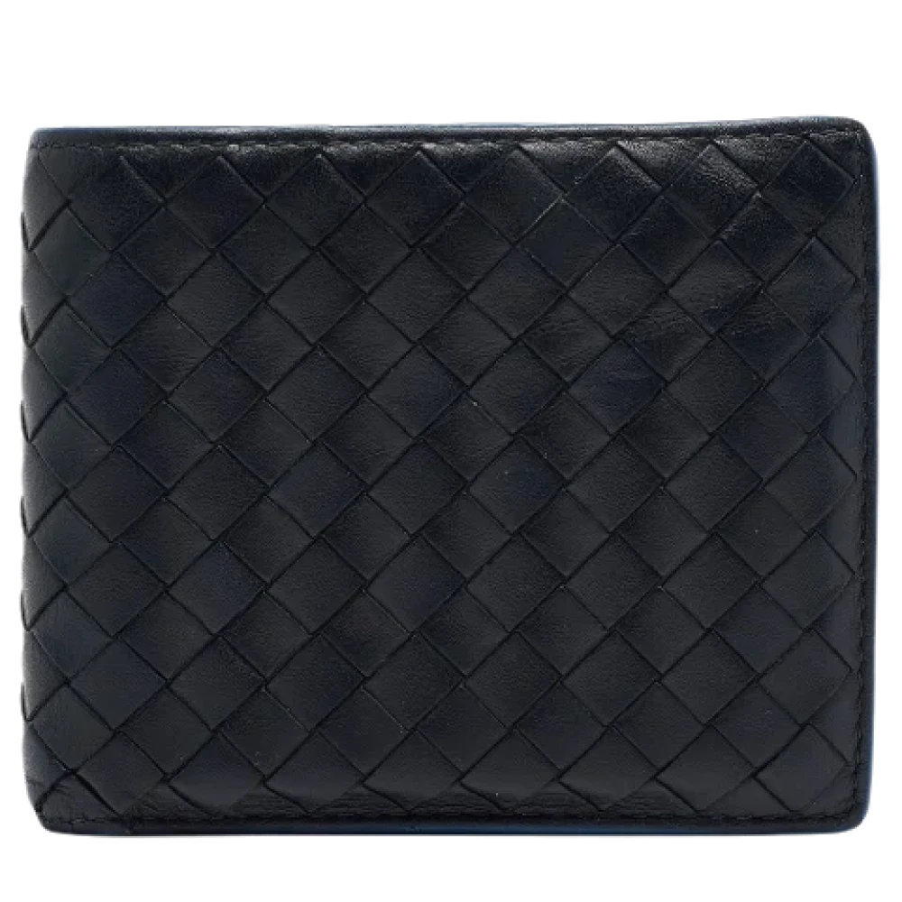 Bottega Veneta Vintage Pre-owned Leather wallets Black Dames