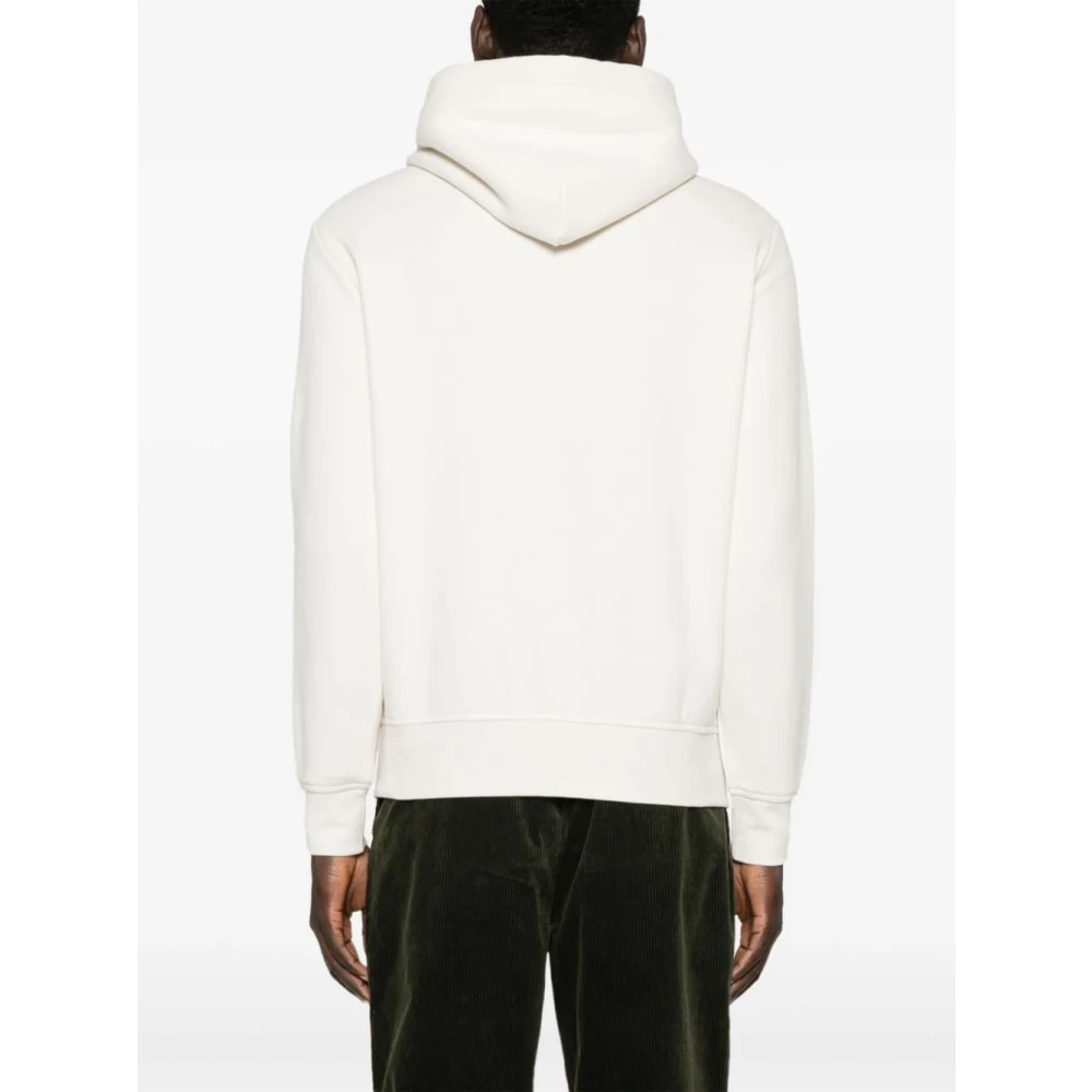 Polo Ralph Lauren Witte Sweater met Logo Applicatie White Heren