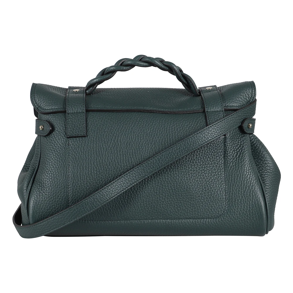 Mulberry Alexa Leren Tas met Zware Korrel Green Dames