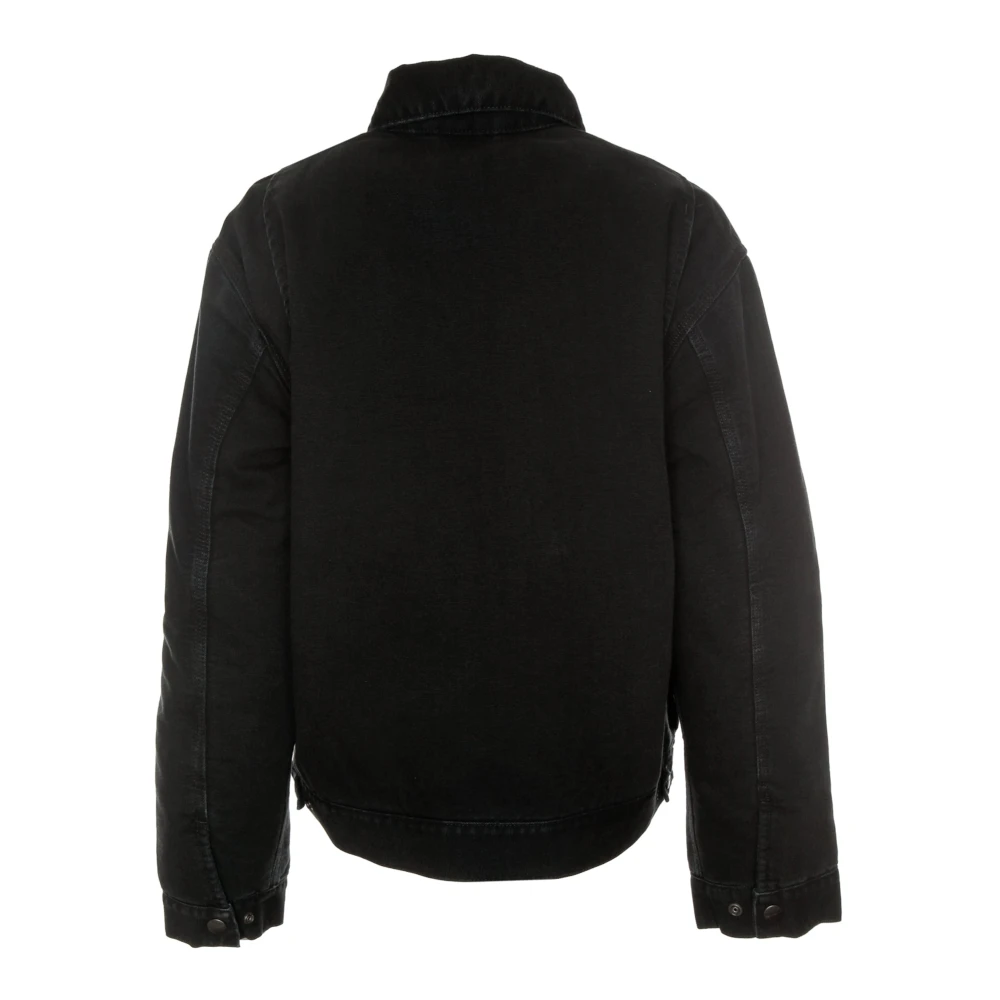 Carhartt WIP Canvasjas met Gestreepte Voering Black Heren