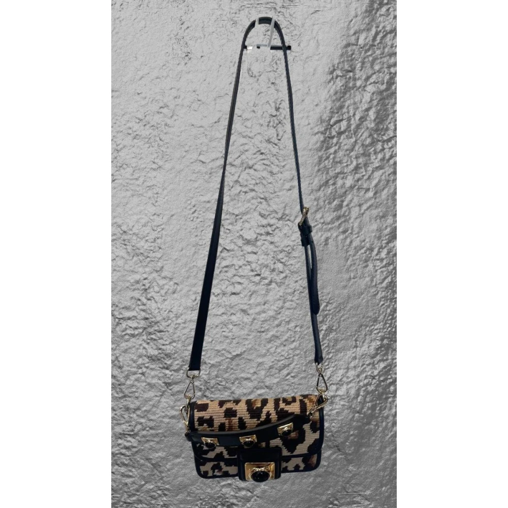 ETRO Bohemian Leo Tas met Bronzen Versieringen Brown Dames