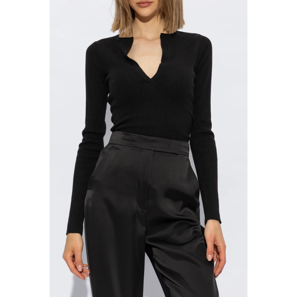 Max Mara Gestreepte top 'Urlo' Black Dames