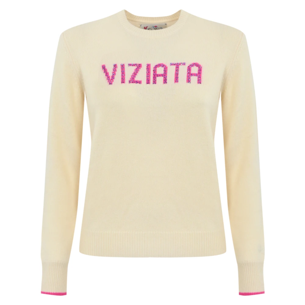 MC2 Saint Barth Witte Trui Maglione White Dames