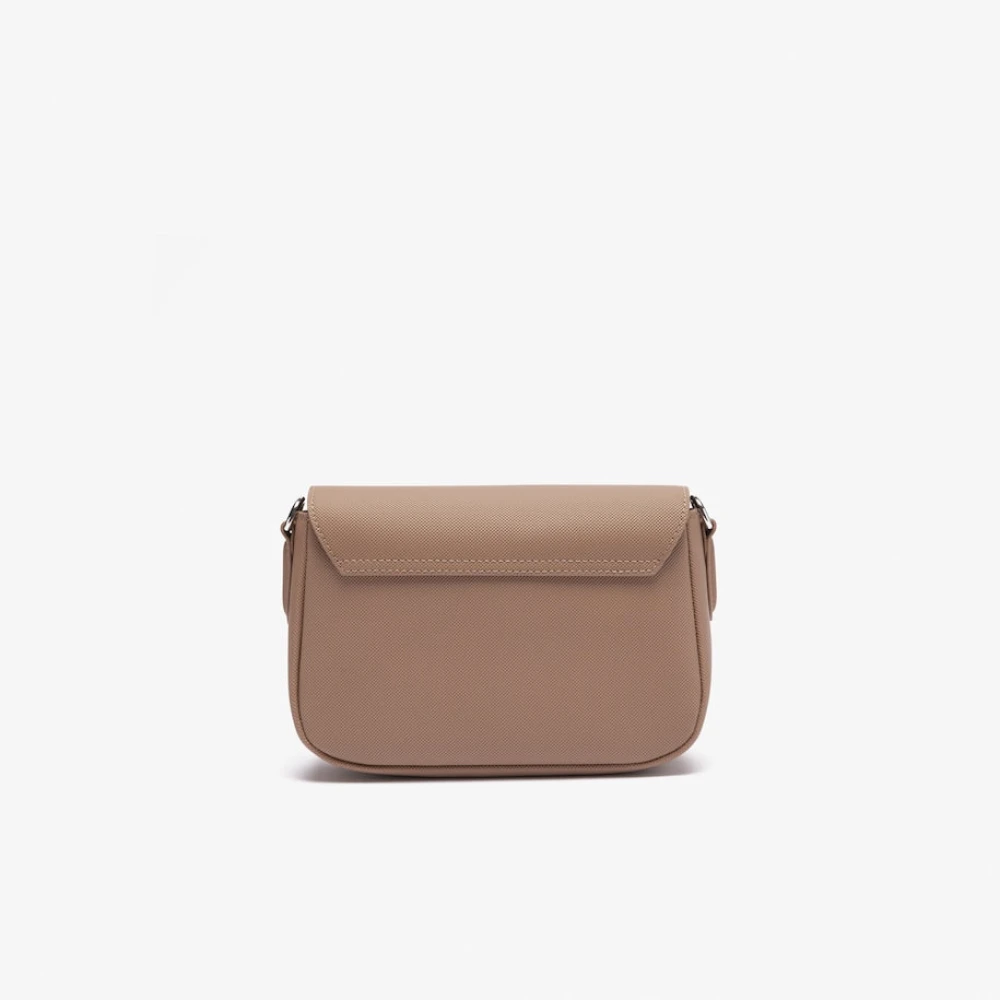 Lacoste Stad Dagelijkse Schoudertas Taupe Beige Dames